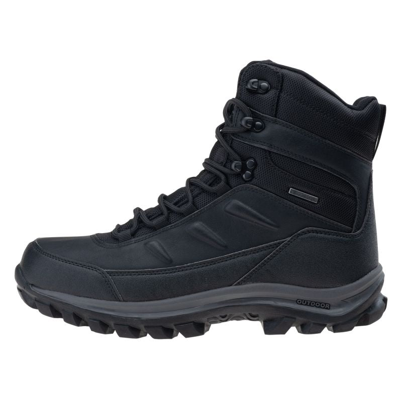 Elbrus Spike Mid Wp fekete cipő férfi