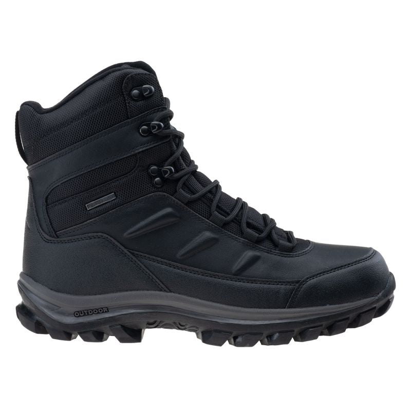 Elbrus Spike Mid Wp fekete cipő férfi