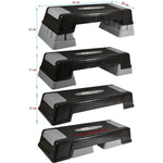 Enero AEROBIC STEP 3-STEP ADJUSTMENT FIT fekete