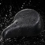 Enero Black Wide City Bicycle Saddle fekete GSP-1087603