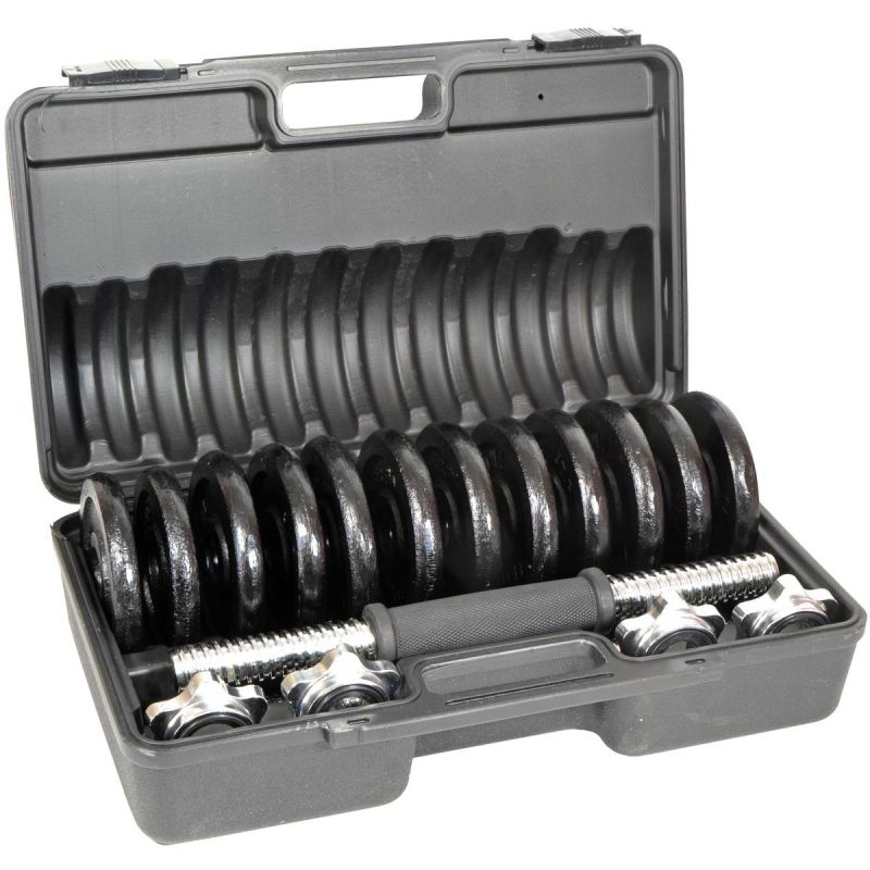 Enero CAST IRON DUMBBELL 15 KG (2x7.5 KG) FIT CASE edzőfelszerelés