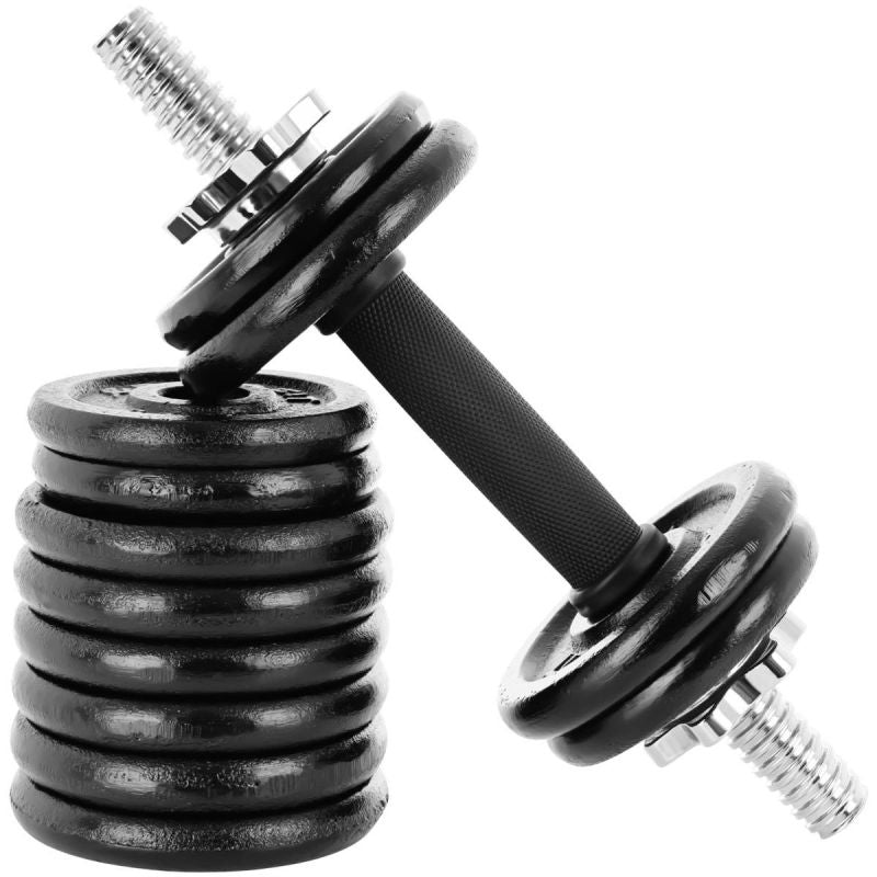 Enero CAST IRON DUMBBELL 15 KG (2x7.5 KG) FIT CASE edzőfelszerelés