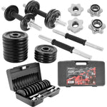 Enero CAST IRON DUMBBELL 15 KG (2x7.5 KG) FIT CASE edzőfelszerelés