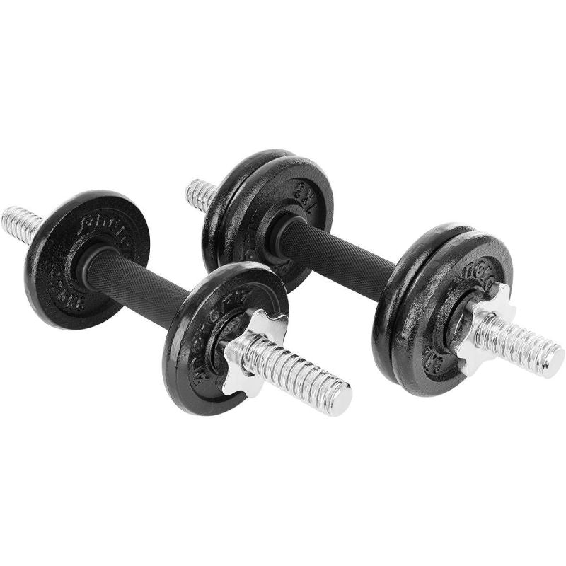 Enero CAST IRON DUMBBELL 15 KG (2x7.5 KG) FIT CASE edzőfelszerelés