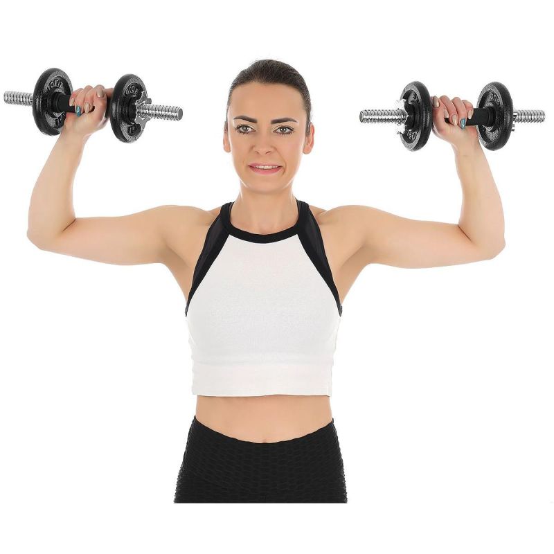 Enero CAST IRON DUMBBELL 15 KG (2x7.5 KG) FIT CASE edzőfelszerelés