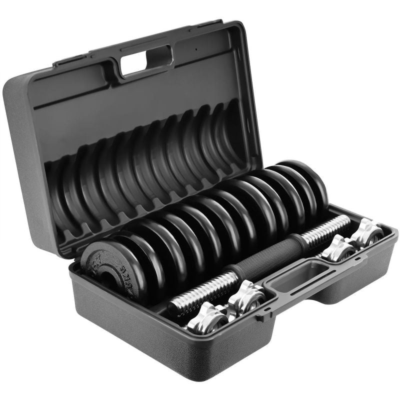 Enero CAST IRON DUMBBELL 15 KG (2x7.5 KG) FIT CASE edzőfelszerelés