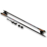 Enero NORDIC WALKING POLES 1-SEQUENTIAL 115CM fekete