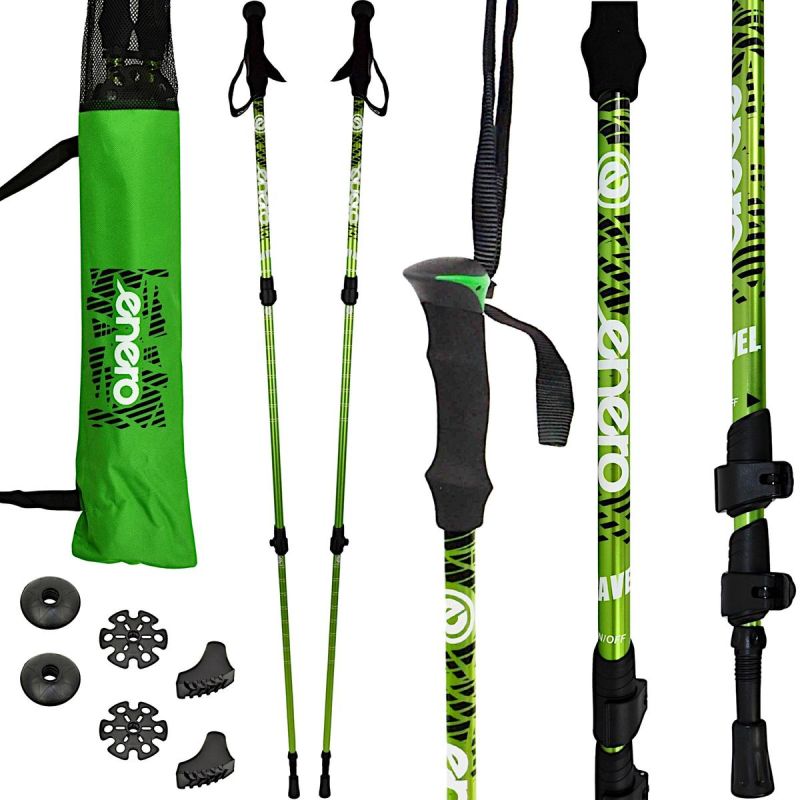 Enero NORDIC WALKING TRAVEL POLES IN CASE