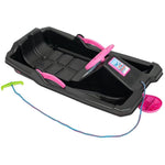 Enero PLASTIC SLED WITH BRAKE AND HANDLEBAR ADAŚ WITH PINK utcai cipő, fekete