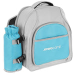 Enero THERMAL PICNIC BACKPACK BLUE AND GREY 25L CAMP szürke hátizsák