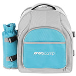 Enero THERMAL PICNIC BACKPACK BLUE AND GREY 25L CAMP szürke hátizsák