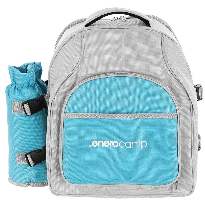 Enero THERMAL PICNIC BACKPACK BLUE AND GREY 25L CAMP szürke hátizsák