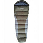 Enero TRIP GREEN-GRAY TOURIST SLEEPING BAG WITH COMPRESSION CAMP szürke