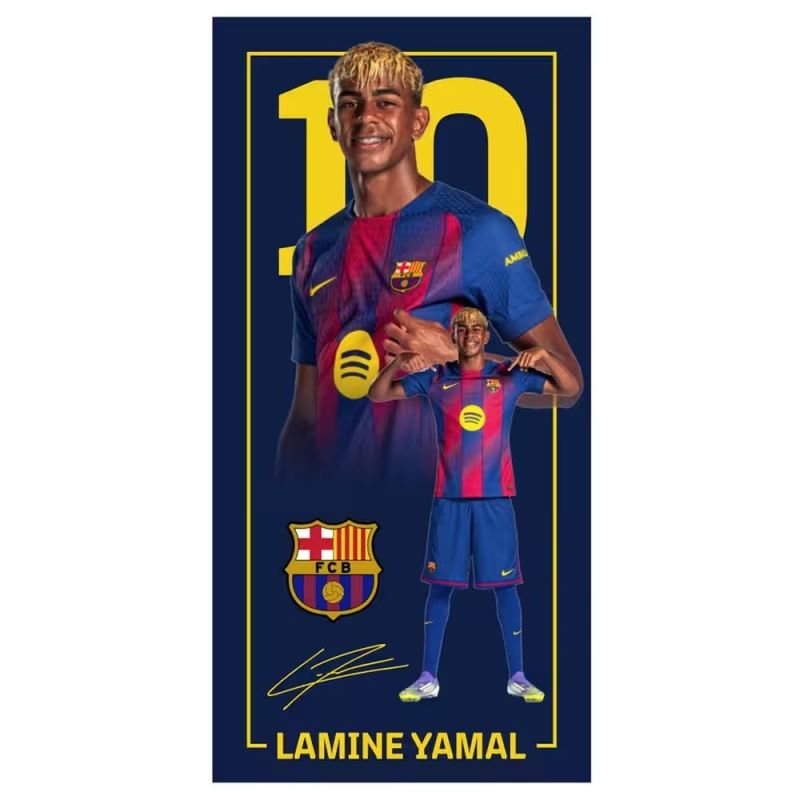 FC Barcelona beach towel Yamal microfiber wielokolorowy