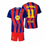 FC Barcelona Raphinha set shirt junior gyerek box 2025/26 short