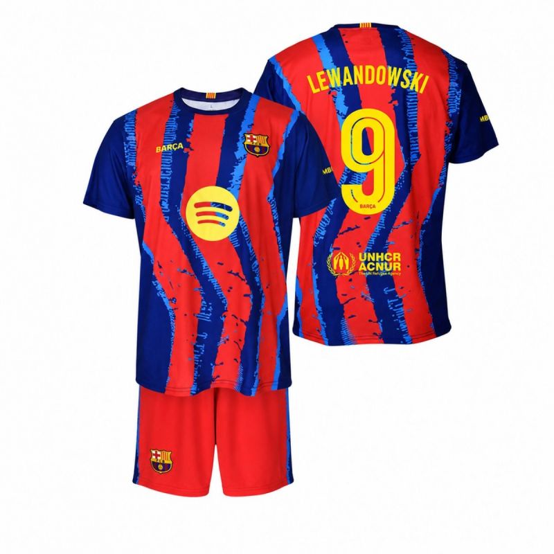 FC Barcelona Robert Lewandowski set shirt junior gyerek box 2025/26 short