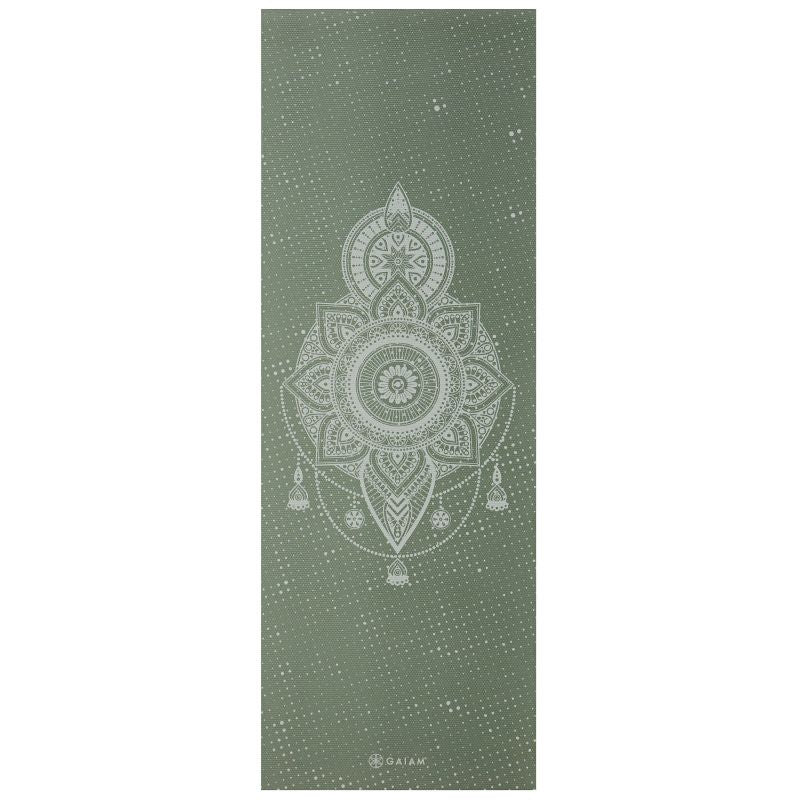 Gaiam Celestial Green Yoga Mat 5 MM Edzőfelszerelés 64950