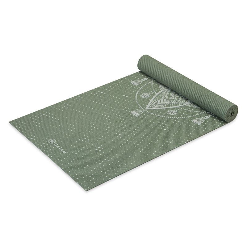 Gaiam Celestial Green Yoga Mat 5 MM Edzőfelszerelés 64950