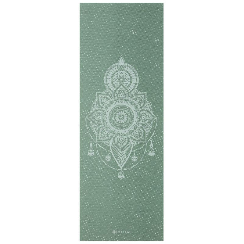 Gaiam Celestial Green Yoga Mat 5 MM Edzőfelszerelés 64950