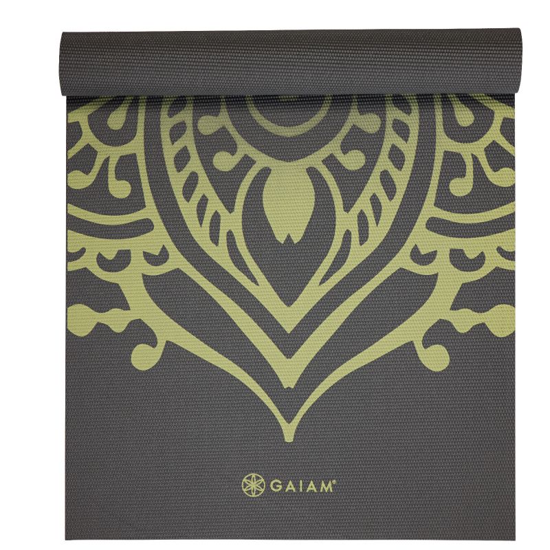 Gaiam Cool Matcha Sundial Layers 5mm yoga mat Edzőfelszerelés 65735