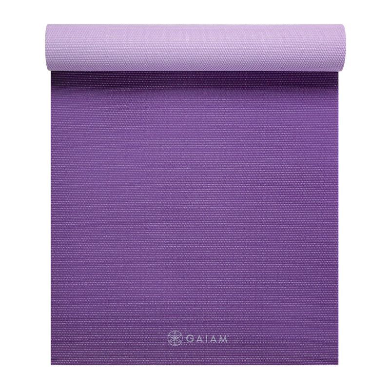 Double-sided Yoga Mat Gaiam Plum Jam 6 mm Edzőfelszerelés 60526