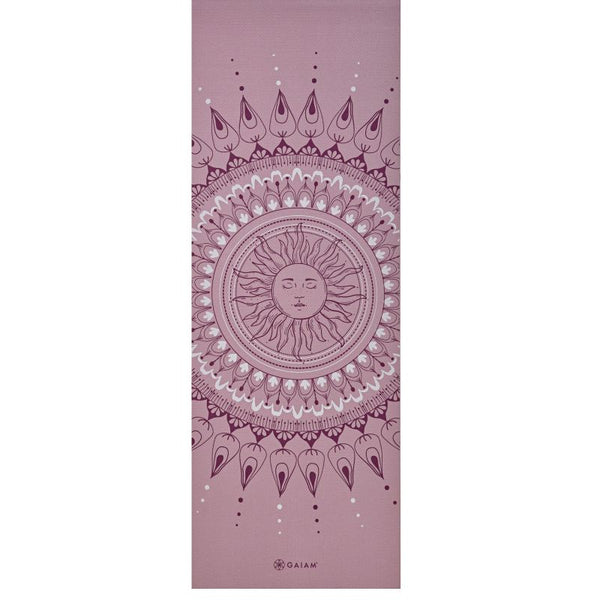 Gaiam Here &amp; Now Dusty Rose Yoga Mat 4mm 65272