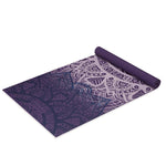 Gaiam Lattice Yoga Mat 4 mm lila jóga matrac