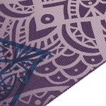 Gaiam Lattice Yoga Mat 4 mm lila jóga matrac