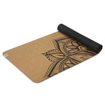 Gaiam Printed Cork Mandala yoga mat 5 mm Edzőfelszerelés 63495