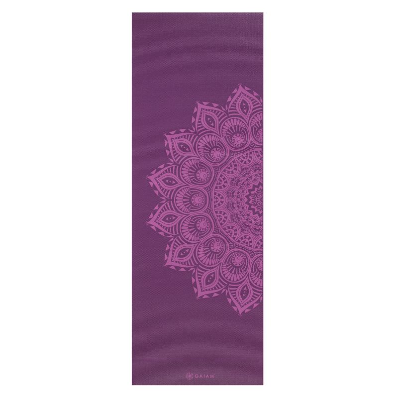 Gaiam Purple Mandala yoga mat 6mm Edzőfelszerelés 62202