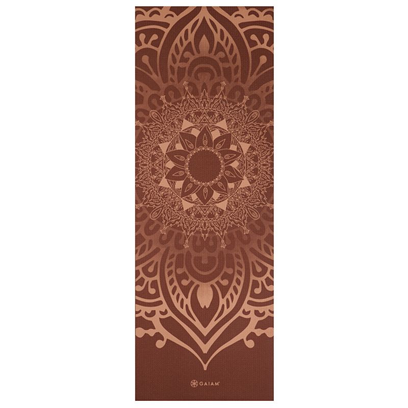 Go Jogi Gaiam Intense Rust Sundial Layers 5mm 65738 mat