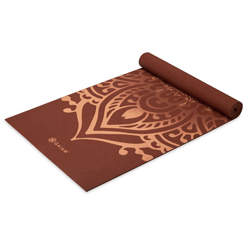 Go Jogi Gaiam Intense Rust Sundial Layers 5mm 65738 mat