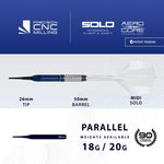 Harrows 90% softip darts GEO01Parallel