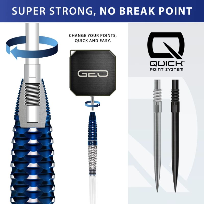 Harrows 90% steeltip darts GEO02Torpedo