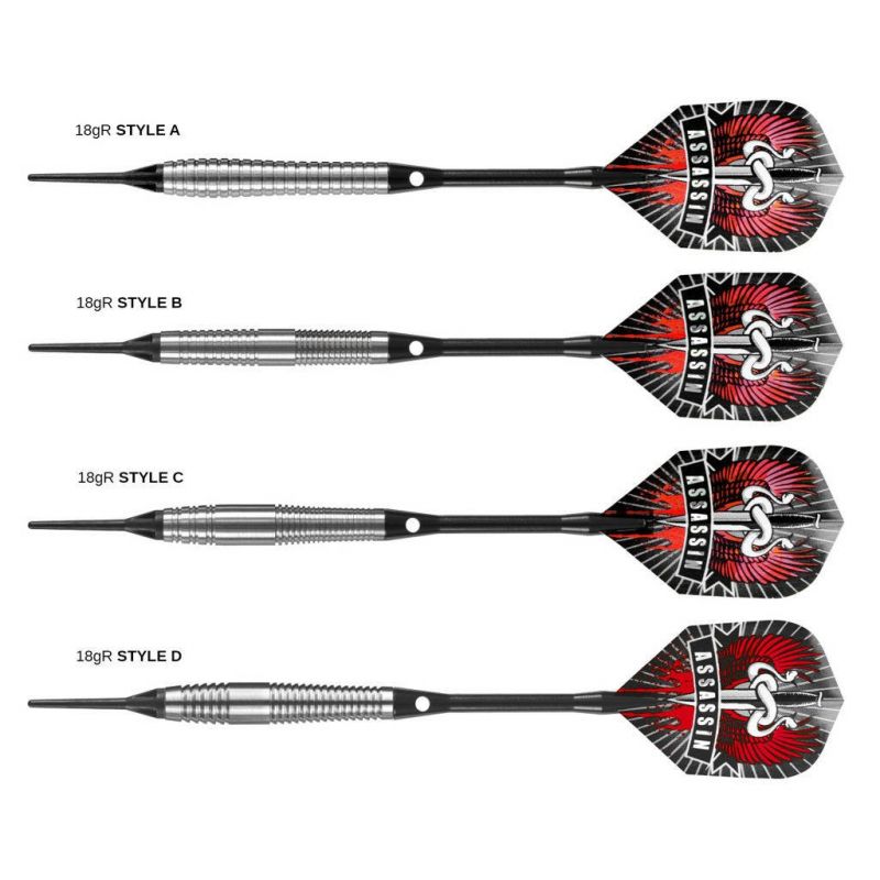 Harrows Assassin Darts 85% Softip Hs-tnk-000013252