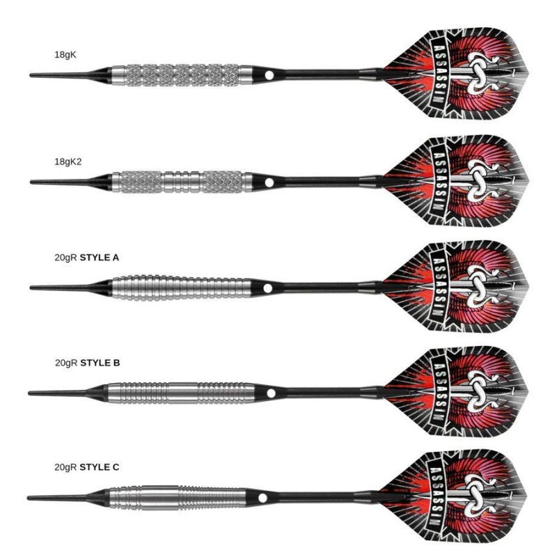 Harrows Assassin Darts 85% Softip Hs-tnk-000013252