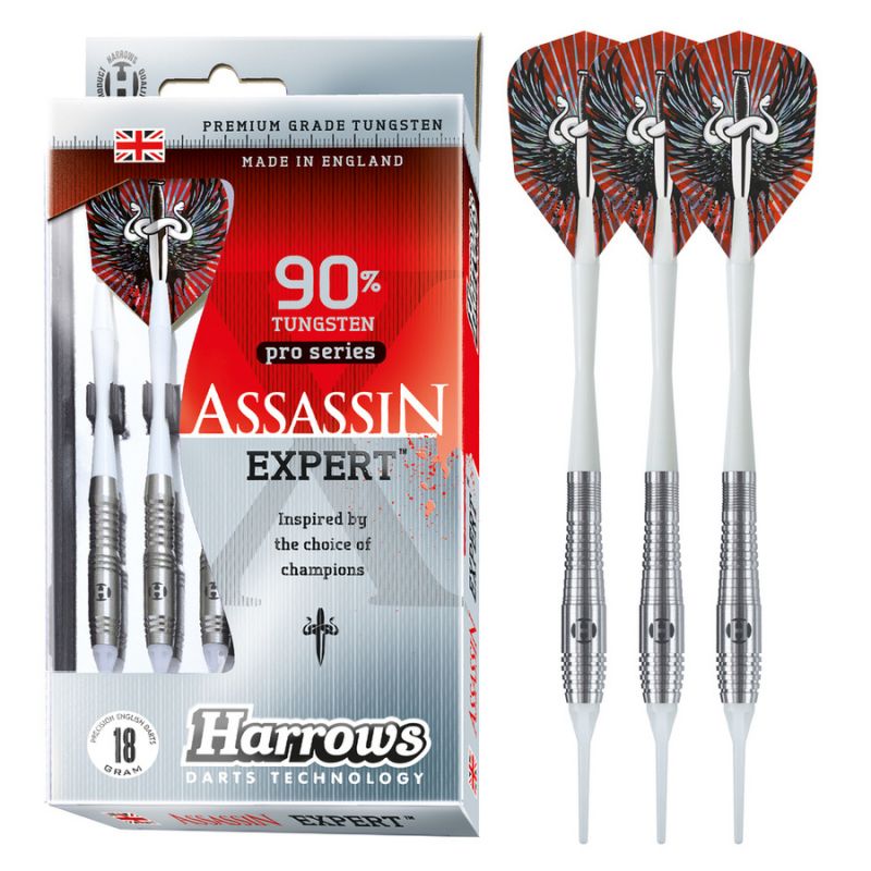 Harrows Assassin Expert Darts 90% Softip dart felszerelés HS-TNK-000013220