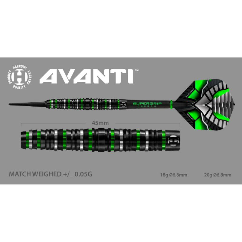 Harrows Avanti Darts 90% Softip dart felszerelés HS-TNK-000016022