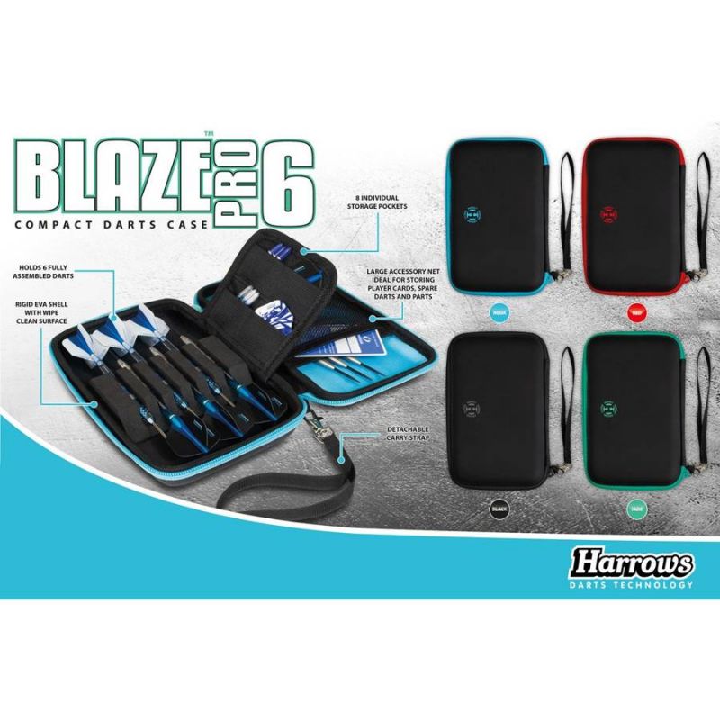 Harrows Blaze Pro 6 Case Darts Case