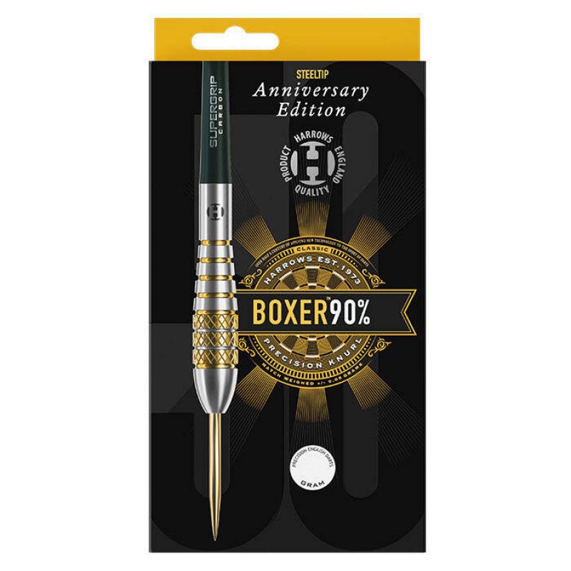 Harrows Boxer Bomb 90% Steeltip Darts BOXER50THANNIVERSARYEDITION