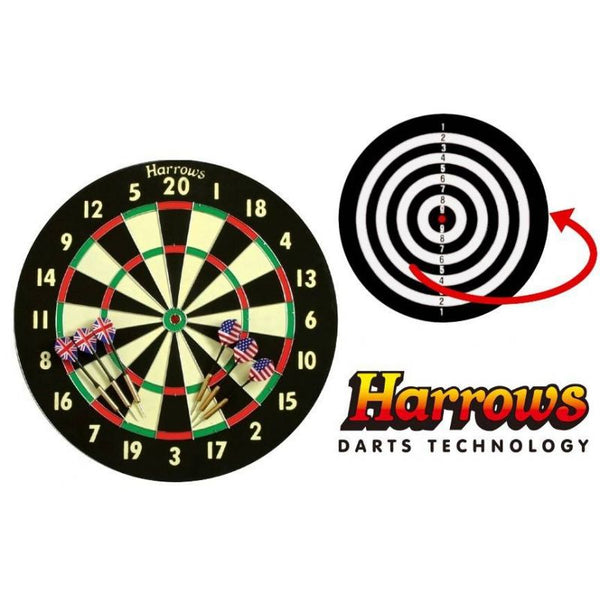 Harrows Champion Family Paper Dart Game Double-Sided Hs-tnk-000013077