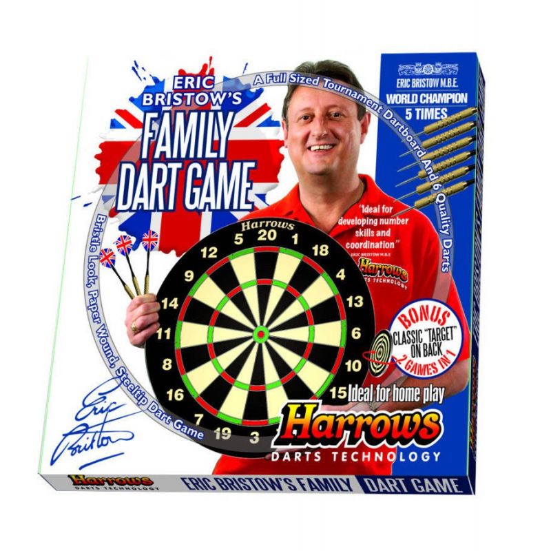 Harrows Champion Family Paper Dart Game Double-Sided Hs-tnk-000013077