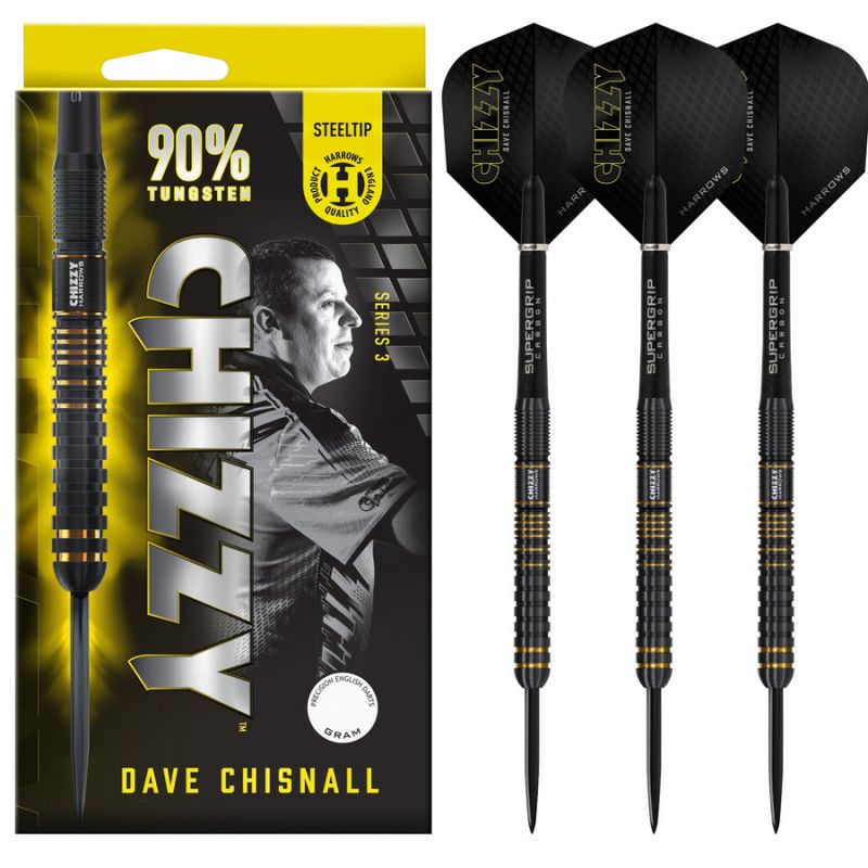 Harrows Chizzy Dave Chisnall 3 90% Steeltip Darts CHIZZY390%