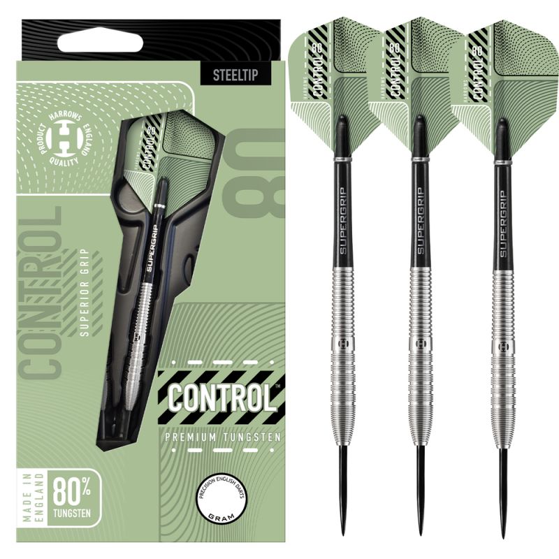 Harrows Control 80% Tapered Steeltip Darts