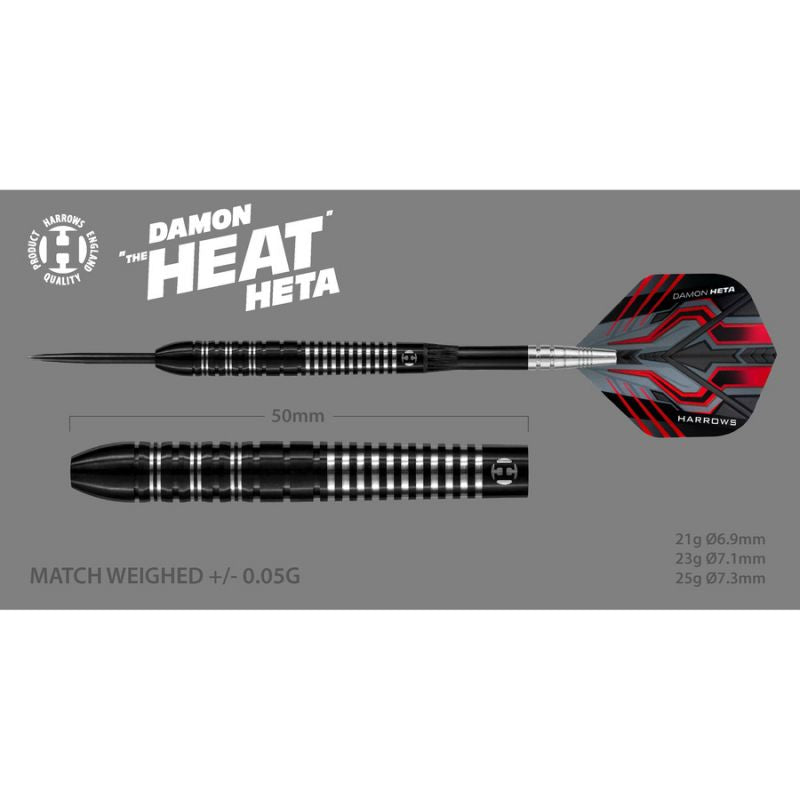 Harrows Damon Heta 90% Steeltip Darts Hs-tnk-000016452