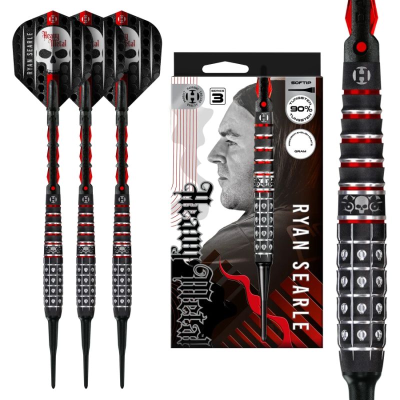 Harrows Darts 90% Softip HeavyMetal/RyanSearleSeries390%