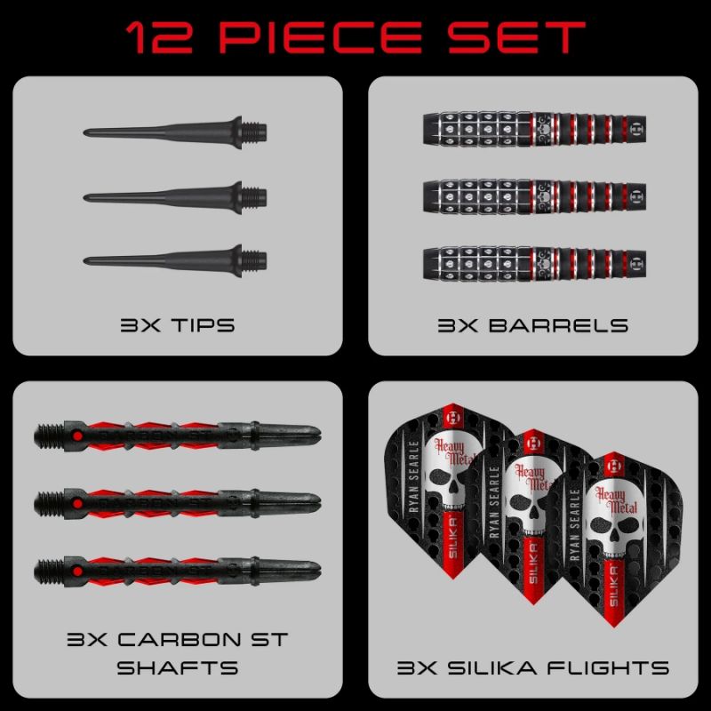 Harrows Darts 90% Softip HeavyMetal/RyanSearleSeries390%