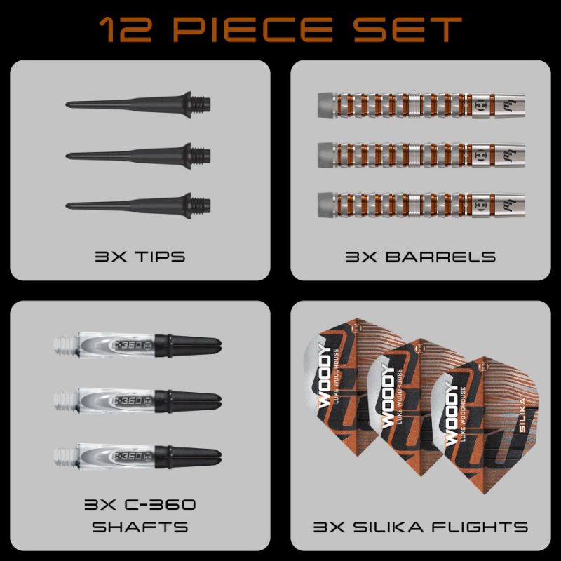 Harrows darts 90% softip LukeWoodhouseSeries390%
