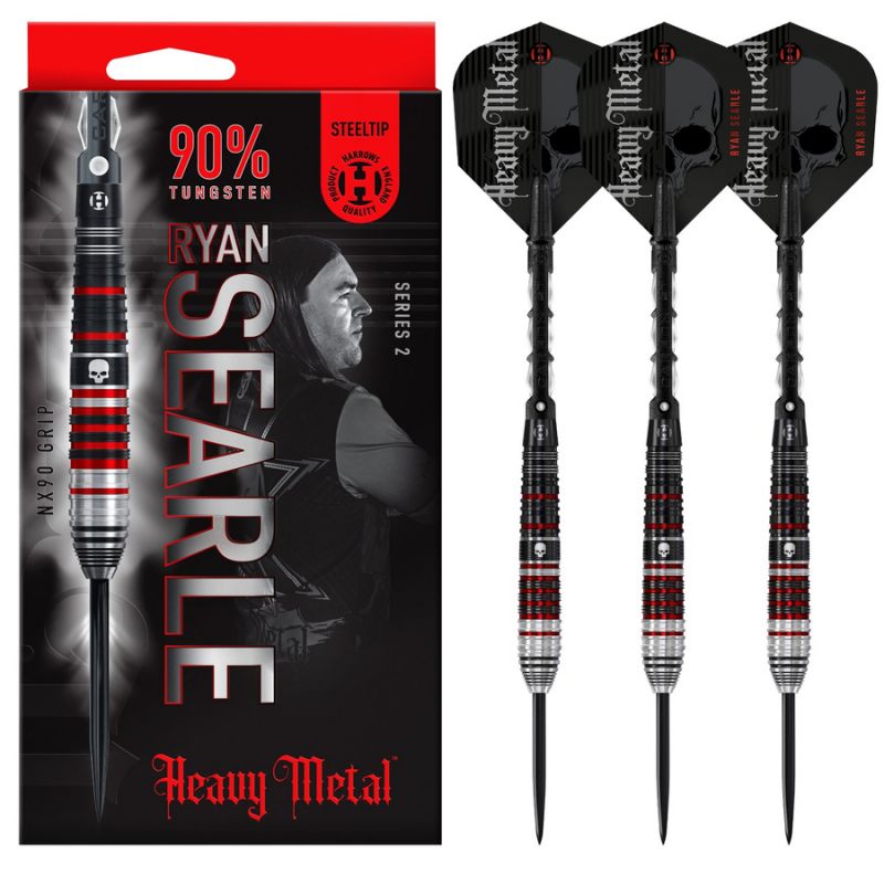Harrows Heavy 90% Steeltip Darts HEAVYMETALRYANSEARLE290%