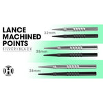 Harrows Lance Machined steeltip dart points dart felszerelés HS-TNK-000016670